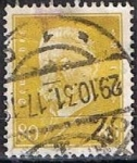 Stamps Germany -  Scott  384  Pres. Paul von Hindenburg