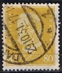 Stamps Germany -  Scott  384  Pres. Paul von Hindenburg (10)