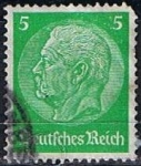 Stamps Germany -  Scott  392  Von Hindenburg (2)