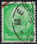 Stamps Germany -  Scott  392  Von Hindenburg (9)