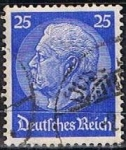 Stamps Germany -  Scott  395  Von Hindenburg