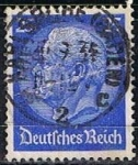 Stamps Germany -  Scott  395  Von Hindenburg (3)