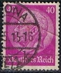 Stamps Germany -  Scott  396  Von Hindenburg