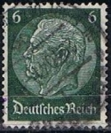 Stamps Germany -  Scott  403  Von Hindenburg