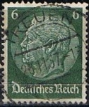 Stamps Germany -  Scott  403  Von Hindenburg (2)