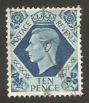 Sellos de Europa - Reino Unido -  221 - George VI