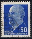 Stamps Germany -  Scott  589  Chairman Walter Ulbricht