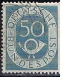 Stamps Germany -  Scott  681  Cifras y Correos (2)