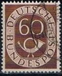 Stamps Germany -  Scott  682  Cifras y Correos (2)