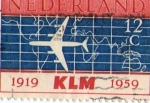 Stamps Netherlands -  KLM