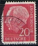 Stamps Germany -  Scott  703  Pres. Theodor Heuss (3)