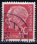 Stamps Germany -  Scott  703  Pres. Theodor Heuss (4)