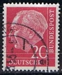 Sellos de Europa - Alemania -  Scott  703  Pres. Theodor Heuss (4)