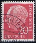 Stamps Germany -  Scott  703  Pres. Theodor Heuss (5)
