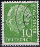 Stamps Germany -  Scott  708  Pres. Theodor Heuss (6)