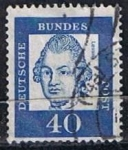 Stamps Germany -  Scott  832   Immanuel Kant