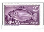 Stamps Spain -  SAHARA EDIFIL 222 (7 SELLOS)INTERCAMBIO