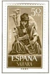 Stamps Spain -  SAHARA EDIFIL 229 (1 SELLO)