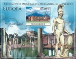 Stamps Mozambique -  Patrimonio de la Humanidad (Villa Adriana,Italia)