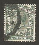 Stamps United Kingdom -  165 - george V 