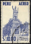 Stamps : America : Peru :  Edificios y monumentos