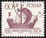 Stamps : Europe : Poland :  Barcos