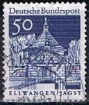 Sellos de Europa - Alemania -  Scott  943  Puerta Castle Ellwangen (4)