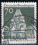 Stamps Germany -  Scott  945 Puerta Castle Ellwangen (2)
