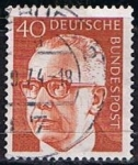 Sellos de Europa - Alemania -  Scott  1032  Pres. Gustav Herinermann (8)