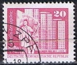 Stamps Germany -  Scott  1433  Lenin Square (2)