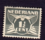 Stamps : Europe : Netherlands :  nederland 1 1/2cent