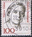 Stamps Germany -  Scott  1484  Therese Giehse