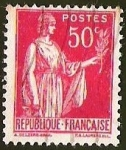 Stamps France -  TYPE PAIX FIGURA SIMBOLICA CON RAMO DE PAX