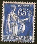 Stamps France -  TYPE PAIX FIGURA SIMBOLICA CON RAMO DE PAX