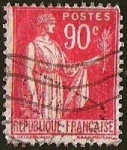 Sellos de Europa - Francia -  TYPE PAIX FIGURA SIMBOLICA CON RAMO DE PAX