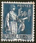 Stamps France -  TYPE PAIX FIGURA SIMBOLICA CON RAMO DE PAX
