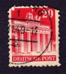 Stamps Germany -  PUERTA DE BRANDENBURGO