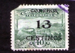 Stamps Costa Rica -  Sobretasa