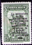 Stamps Costa Rica -  DEFENSA CONTINENTAL