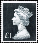 Stamps : Europe : United_Kingdom :  SERIE BÁSICA (TAMAÑO GRANDE)