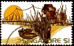 Sellos de Asia - Singapur -  