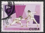 Stamps : America : Cuba :  Cuba 1978 Scott 2199 Sello º Juegos Centroamericanos Medellin Jeux Timbre 10c