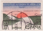 Sellos del Mundo : Europa : Espaa : Estatuto de Autonomia de Andalucía 1981