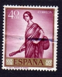 Stamps Spain -  LA COPLA (ROMERO DE TORRES)