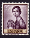 Stamps : Europe : Spain :  LA NIÑA DE LA JARRA (ROMERO DE TORRES)