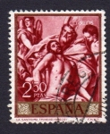 Stamps Spain -  LA SANTISIMA TRINIDAD (GRECO)