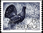 Stamps : Europe : Sweden :  CAPERCAILLIE