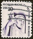 Sellos de America - Estados Unidos -  PEOPLES RIGHT TO PETITION FOR REDRESS