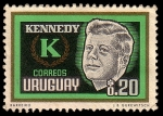 Sellos del Mundo : America : Uruguay : John Fitzgerald Kennedy