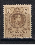 Stamps Spain -  Edifil  289  Alfonso XIII Tipo medallón.  